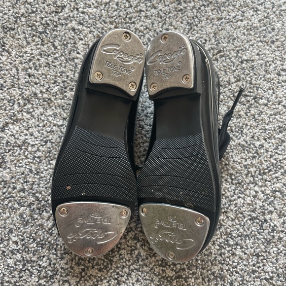 Capezio black tap shoes toddler 10.5 - Picture 4 of 4